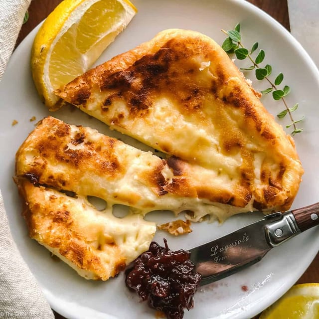 Saganaki.