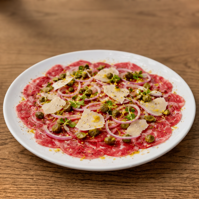 Beef Carpaccio.