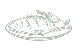 Grilled Fish Sketch